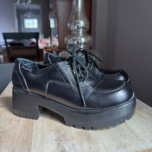 Y2K Mudd Chunky Fighter Platform Oxfords Shoes